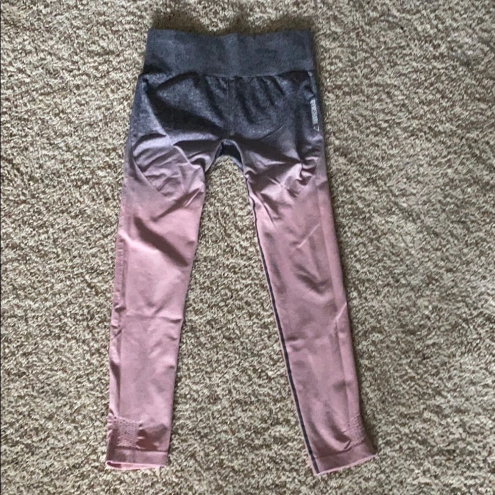 Gymshark Pink Ombre Leggings
